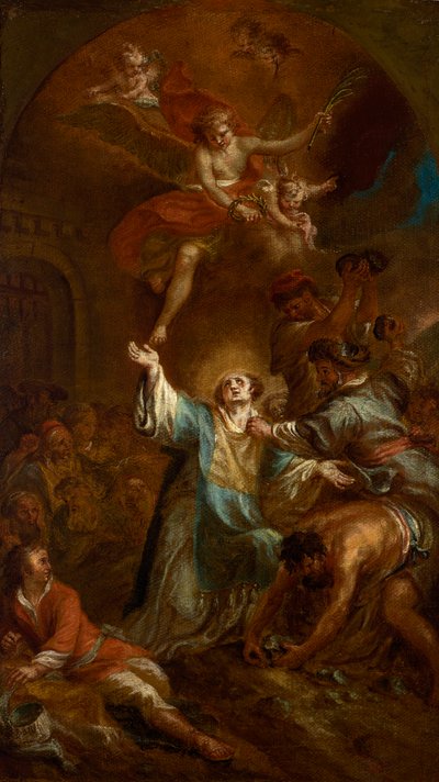 Steinigung des heiligen Stephanus von Martin Johann Schmidt