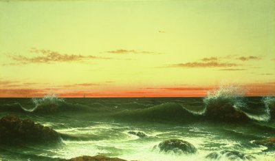 Meereslandschaft: Sonnenuntergang, 1861 von Martin Johnson Heade