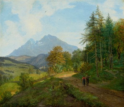 Landschaft bei Berchtesgaden von Martin Martin