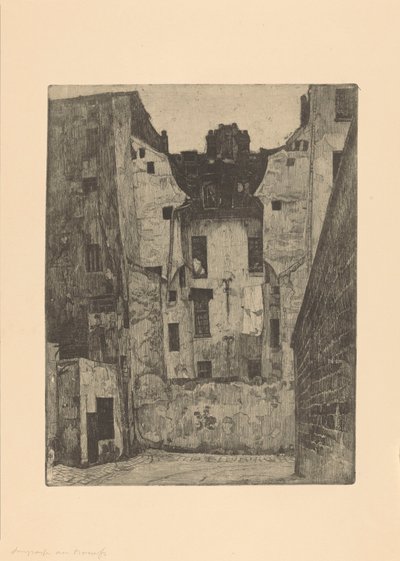 Impasse des Boeufs in Parijs von Martin Monnickendam