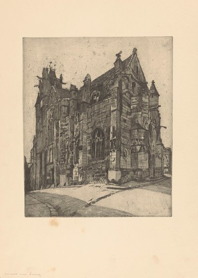 Notre-Dame von Moret-sur-Loing von Martin Monnickendam