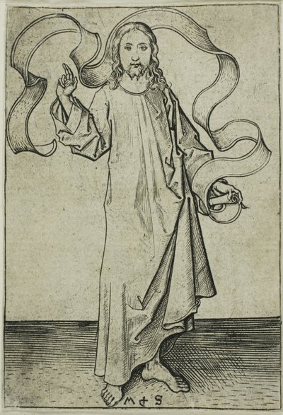Christus segnet von Martin Schongauer