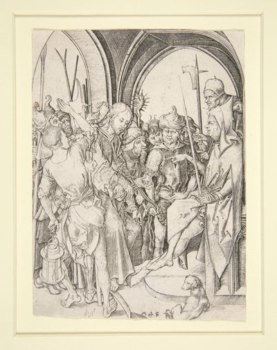 Christus vor Annas von Martin Schongauer