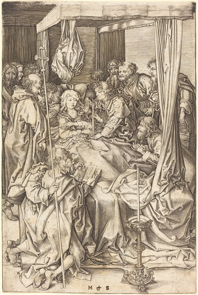 Tod der Jungfrau von Martin Schongauer
