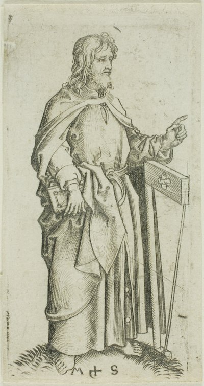 St. Judas, aus Apostel von Martin Schongauer