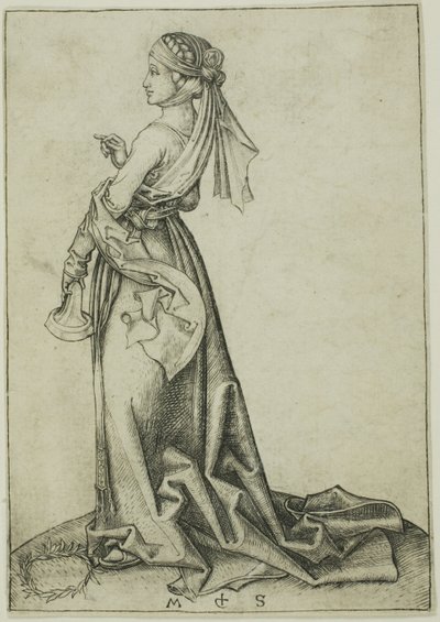 Die erste törichte Jungfrau von Martin Schongauer