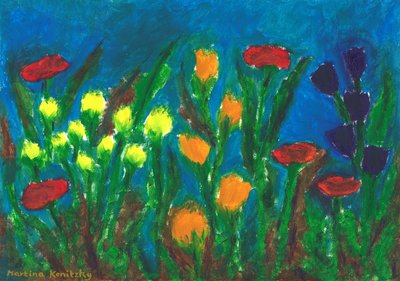 Blumenwiese im Sommer von Martina Konitzky