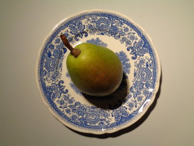 Villeroy und Boch Porzellan mit Birne von Martina Konitzky