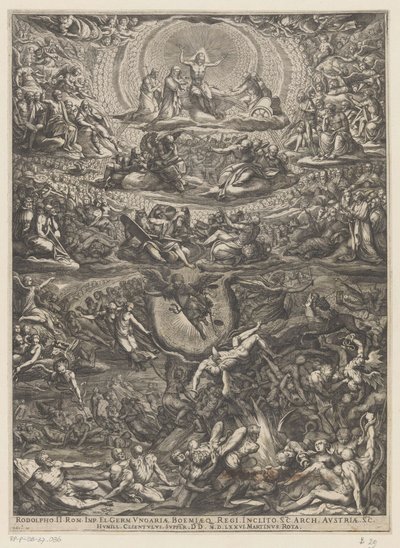 Jüngstes Gericht von Martino Rota
