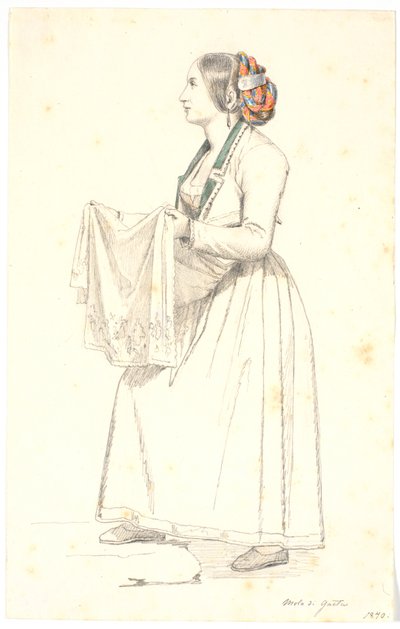 Italienerin von Martinus Rørbye