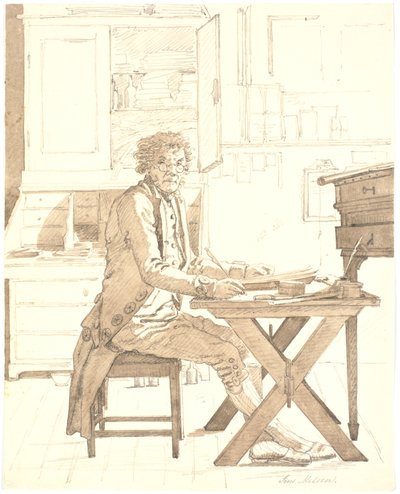 Der Schreiber Jens Melsen von Martinus Rørbye