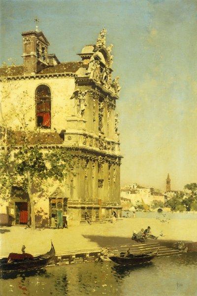 Ein Blick auf Venedig von Martín Rico y Ortega