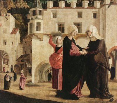 Die Heimsuchung, ca. 1502 von Marx Reichlich