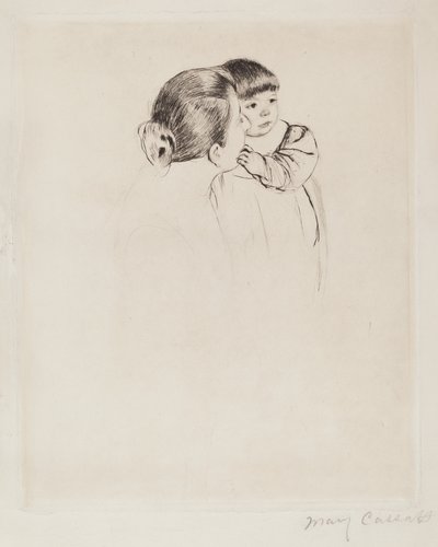 Bäuerin mit Kind, ca. 1894 von Mary Cassatt
