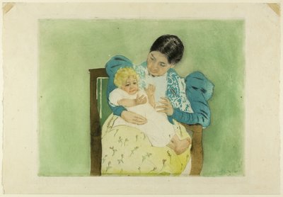 Das barfüßige Kind von Mary Cassatt