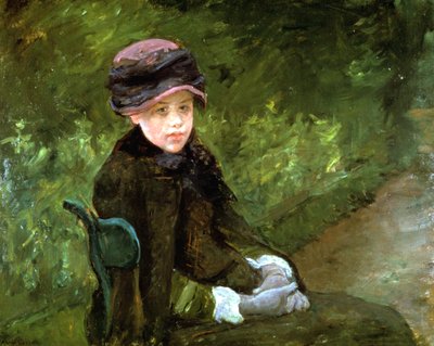 Junge Dame im Park, ca. 1880 von Mary Cassatt