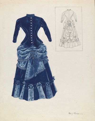 Kleid, ca. 1937 von Mary E Humes