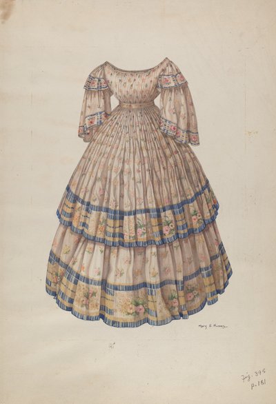 Kleid mit Reifrock von Mary E. Humes