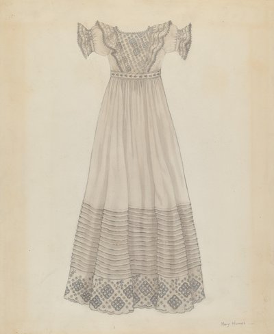 Kleinkindkleid, ca. 1936 von Mary E Humes