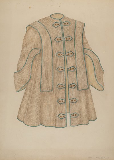 Abendmantel, ca. 1940 von Mary Fitzgerald