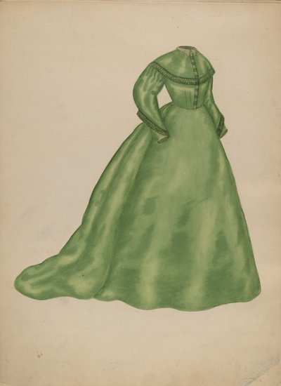 Hochzeitskleid, ca. 1940 von Mary Fitzgerald