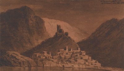 Tournon gegenüber von Teint am Rhone von Mary Harcourt