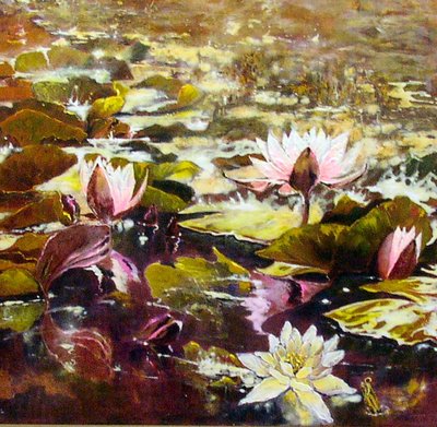 Lilien in den Melbourne-Gärten von Mary Smith
