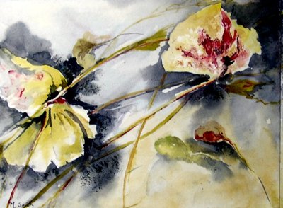 Lilienblätter treiben von Mary Smith