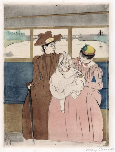 Im Omnibus von Mary Stevenson Cassatt