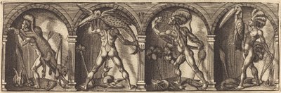 Die verschiedenen Porträts und Figuren XIII von Master AD