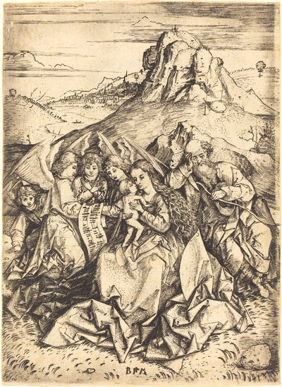 Die Rast auf der Flucht nach Ägypten von Master BM