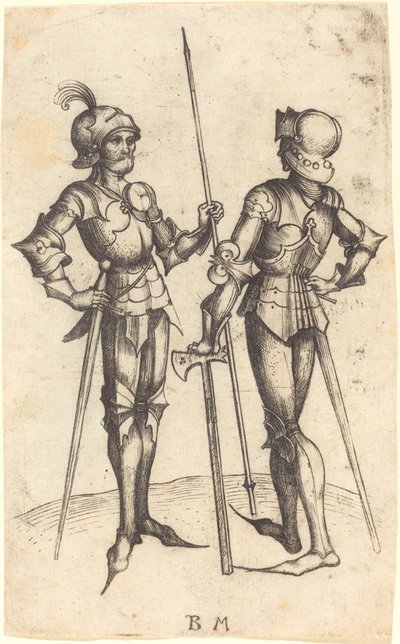 Zwei Männer in Rüstung von Master BM