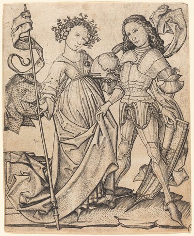 Der Ritter und die Dame von Master E.S.