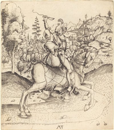 Ritter und Dame zu Pferd von Master MZ