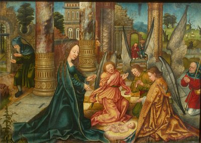 Die Geburt Christi, ca. 1510 von Master of Frankfurt