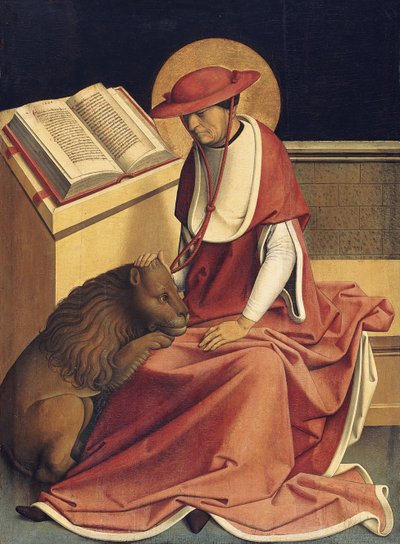 Der heilige Hieronymus als Kardinal von Master of Grossgmain