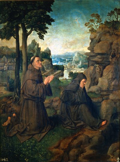 Franz von Assisi von Master of Hoogstraaten