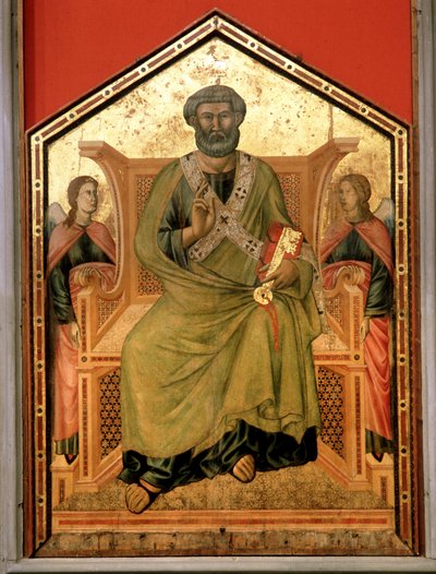 Heiliger Petrus von Master of St. Cecilia