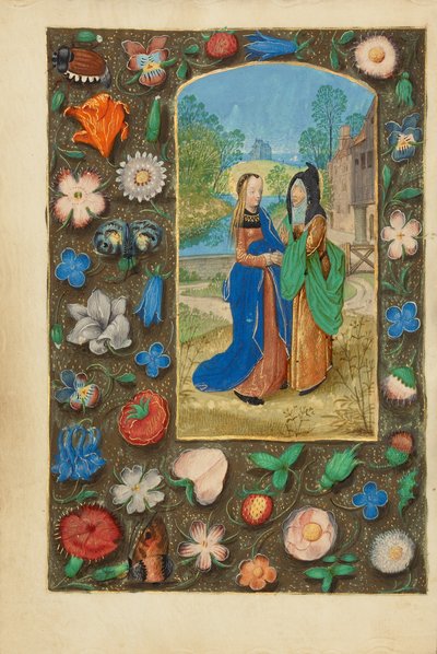 Die Heimsuchung von Master of the Dresden Prayer Book