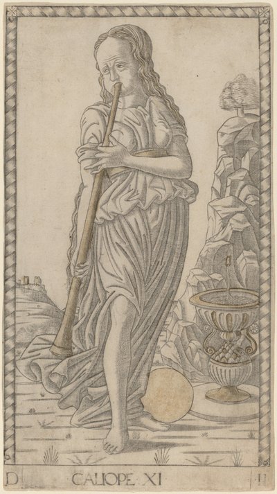 Kalliope von Master of the E Series Tarocchi