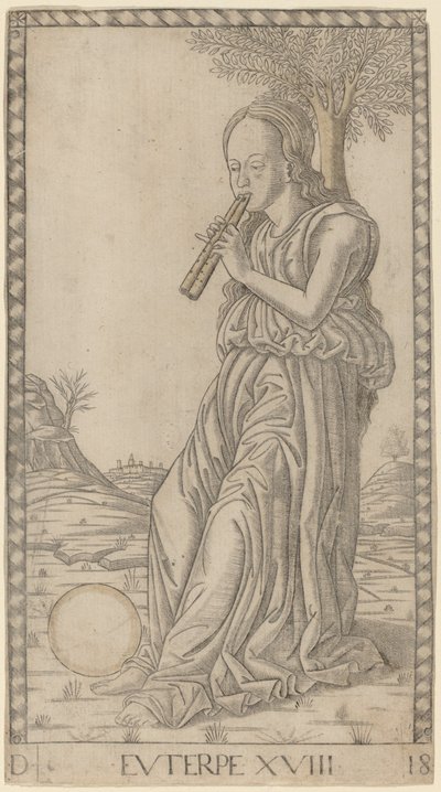 Euterpe von Master of the E Series Tarocchi