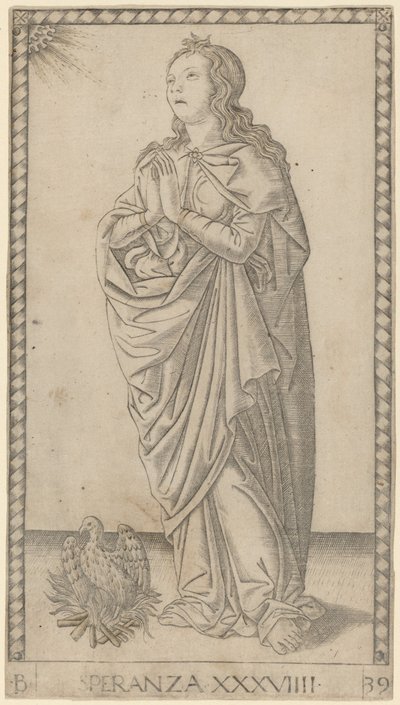 Hoffnung von Master of the E Series Tarocchi