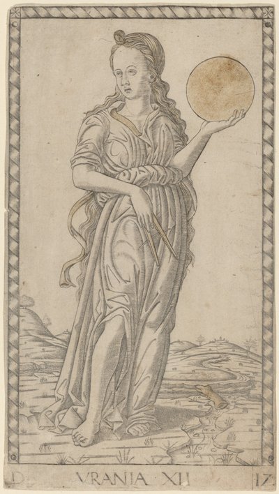 Urania von Master of the E Series Tarocchi