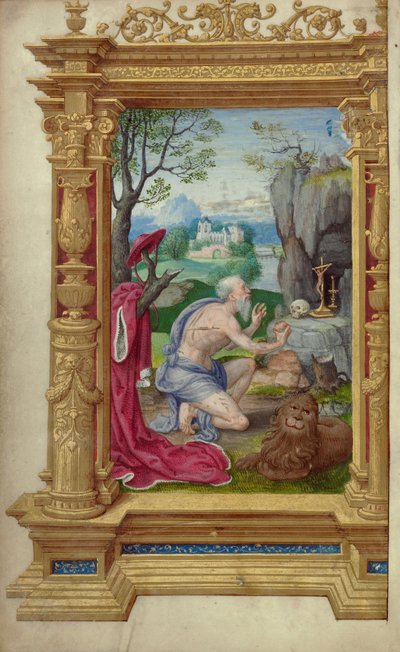 Heiliger Hieronymus von Master of the Getty Epistles