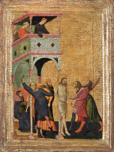 Geißelung (recto) von Master of the Poldi Pezzoli diptych