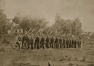 Infanteriekompanie in der Nähe von Harper