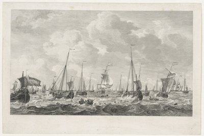 Heringsfischerei, 1781 von Mathias de Sallieth