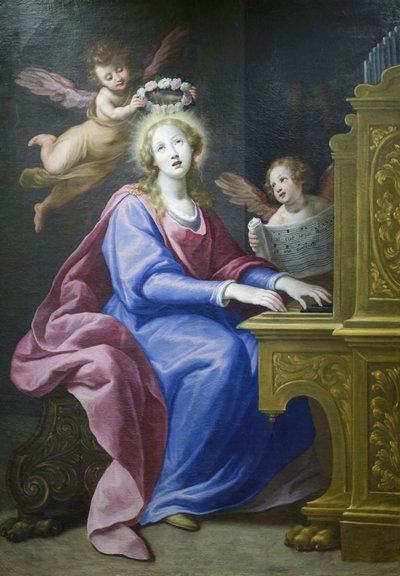 Die heilige Cäcilia von Matteo Rosselli