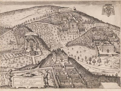 Blick auf Frascati und Umgebung von Matthaus Greuter