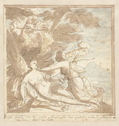Jupiter und Kallisto von Mattheus Terwesten